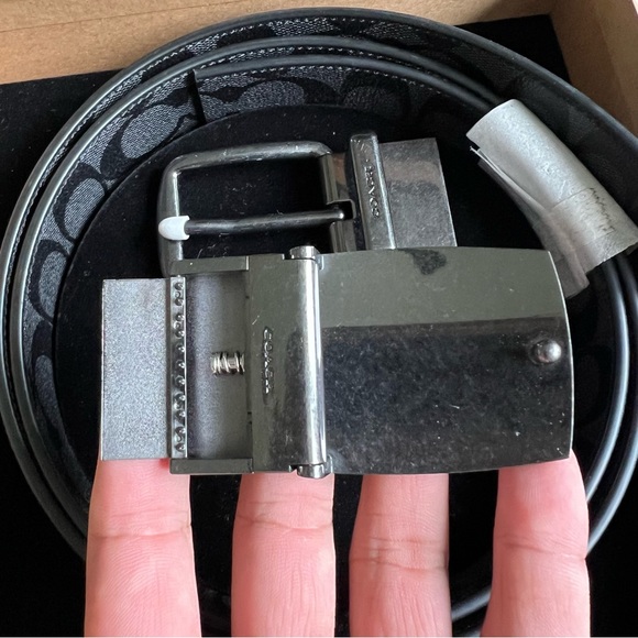 Boxed Plaque And Harness Buckle Cut To Size Reversible Belt, 38 Mm - Picture 5 of 8